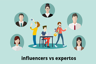 Influencers vs Expertos
